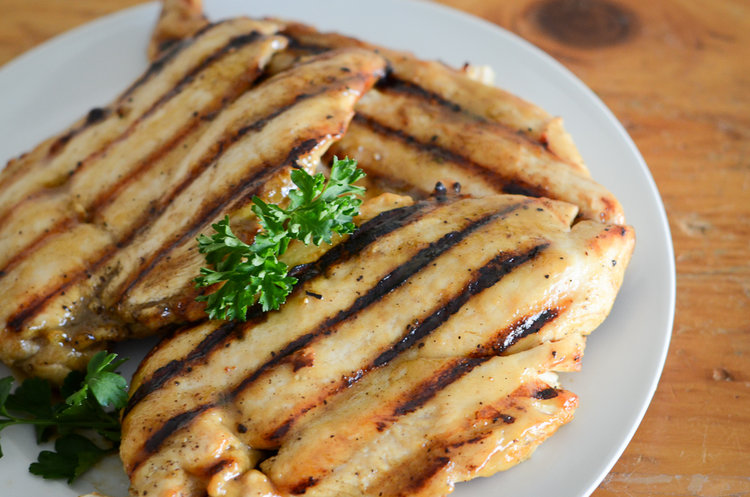 Honey Mustard Glazed Grilled Chicken