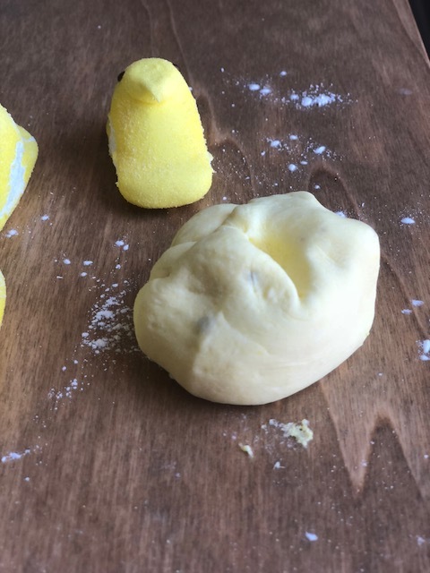  Peeps make the prettiest pastel play dough! 