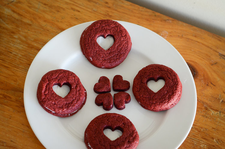 Red Velvet Whoopie Pies